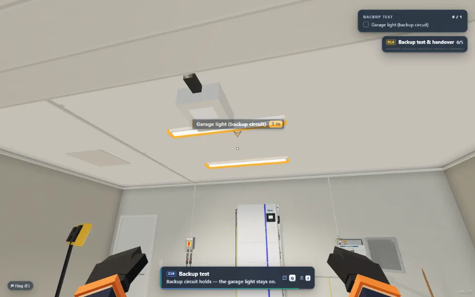 Backup test & handover in the Deye Install Simulator