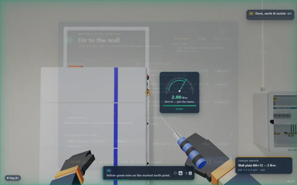 Fix to the wall in the Deye Install Simulator